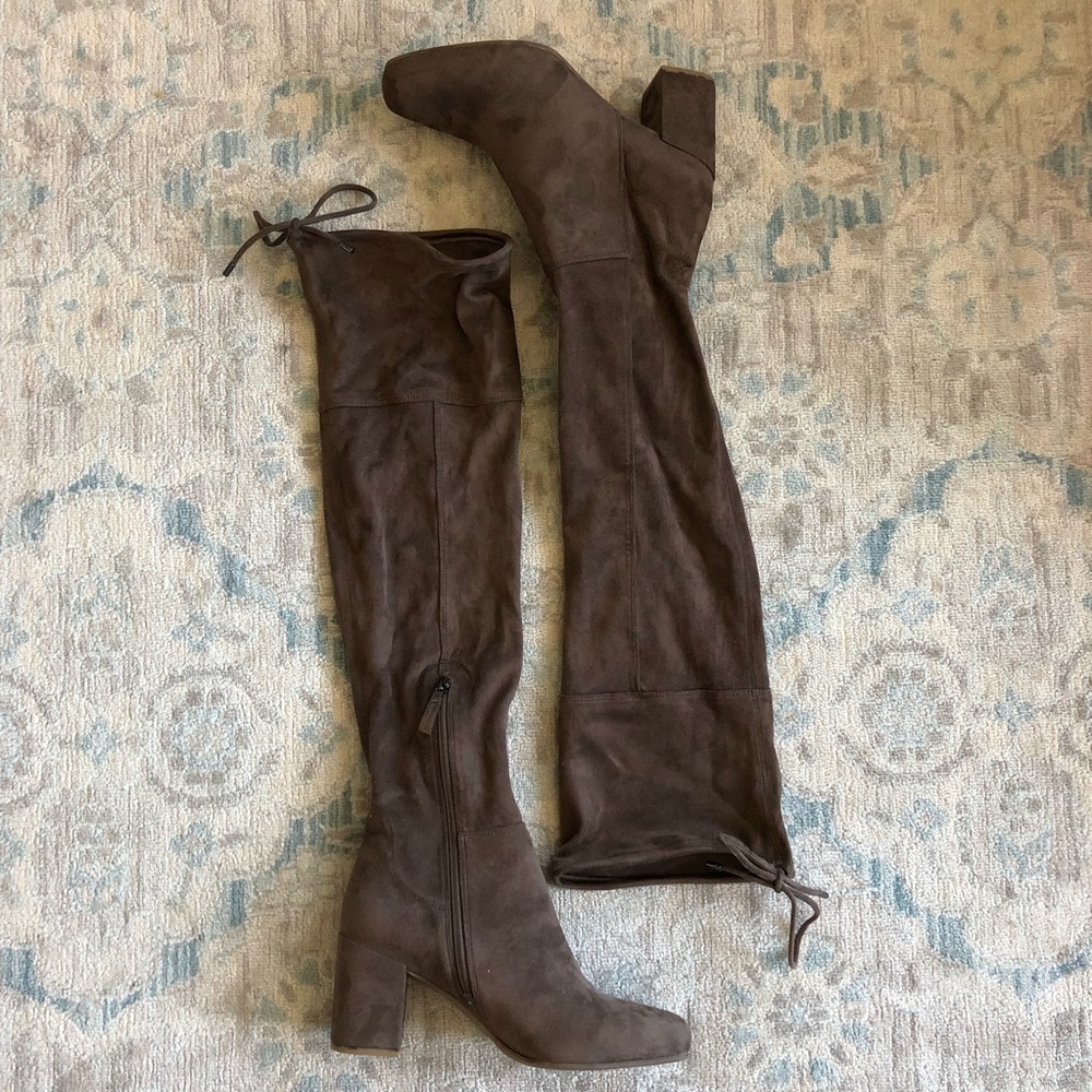 NWB Franco Sarto Persis Over the Knee Tie Boots